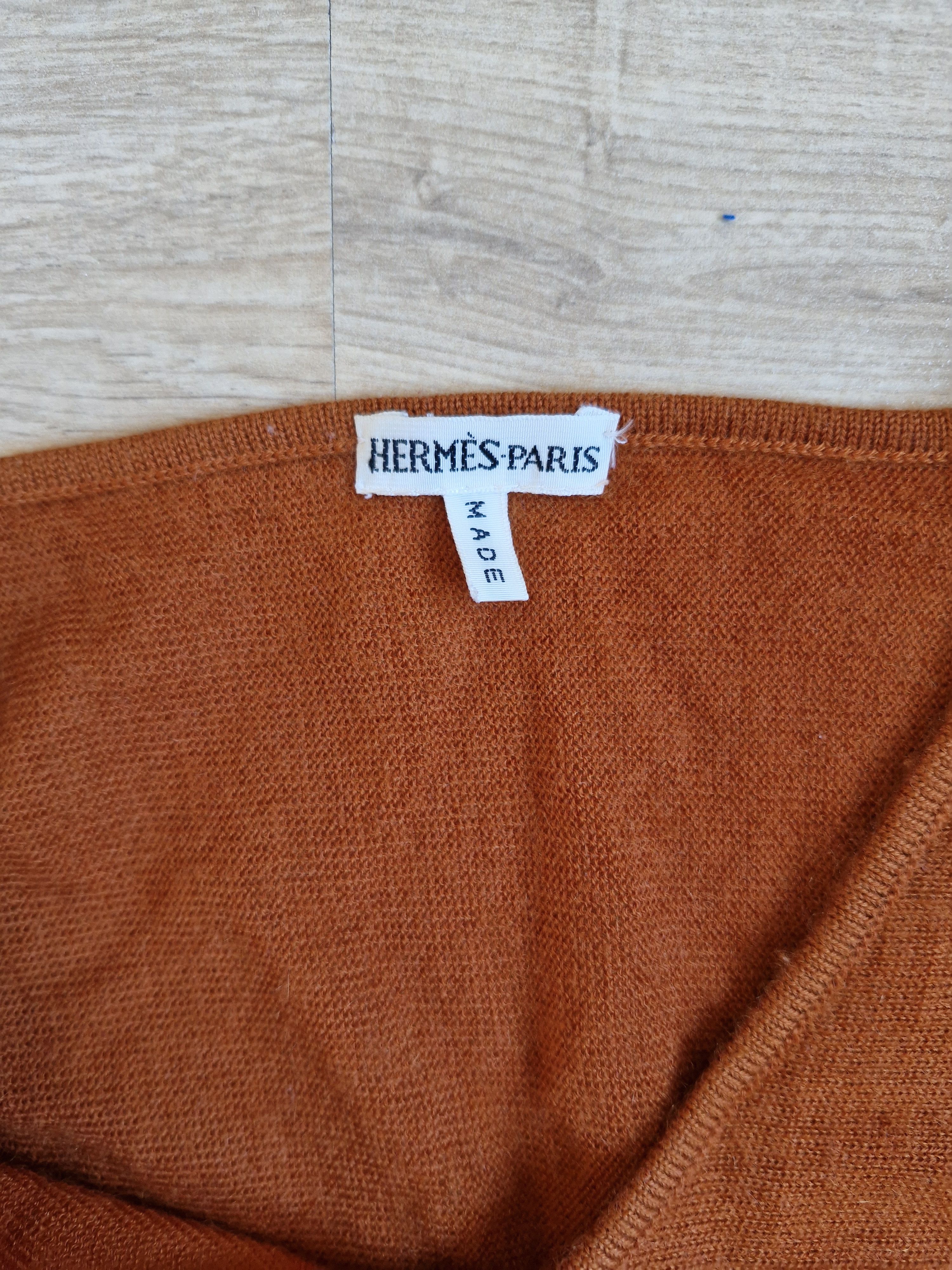 Hermes Hermes FW2002 Cashmere Sweater Size L / US 10 / IT 46 - 3 Thumbnail