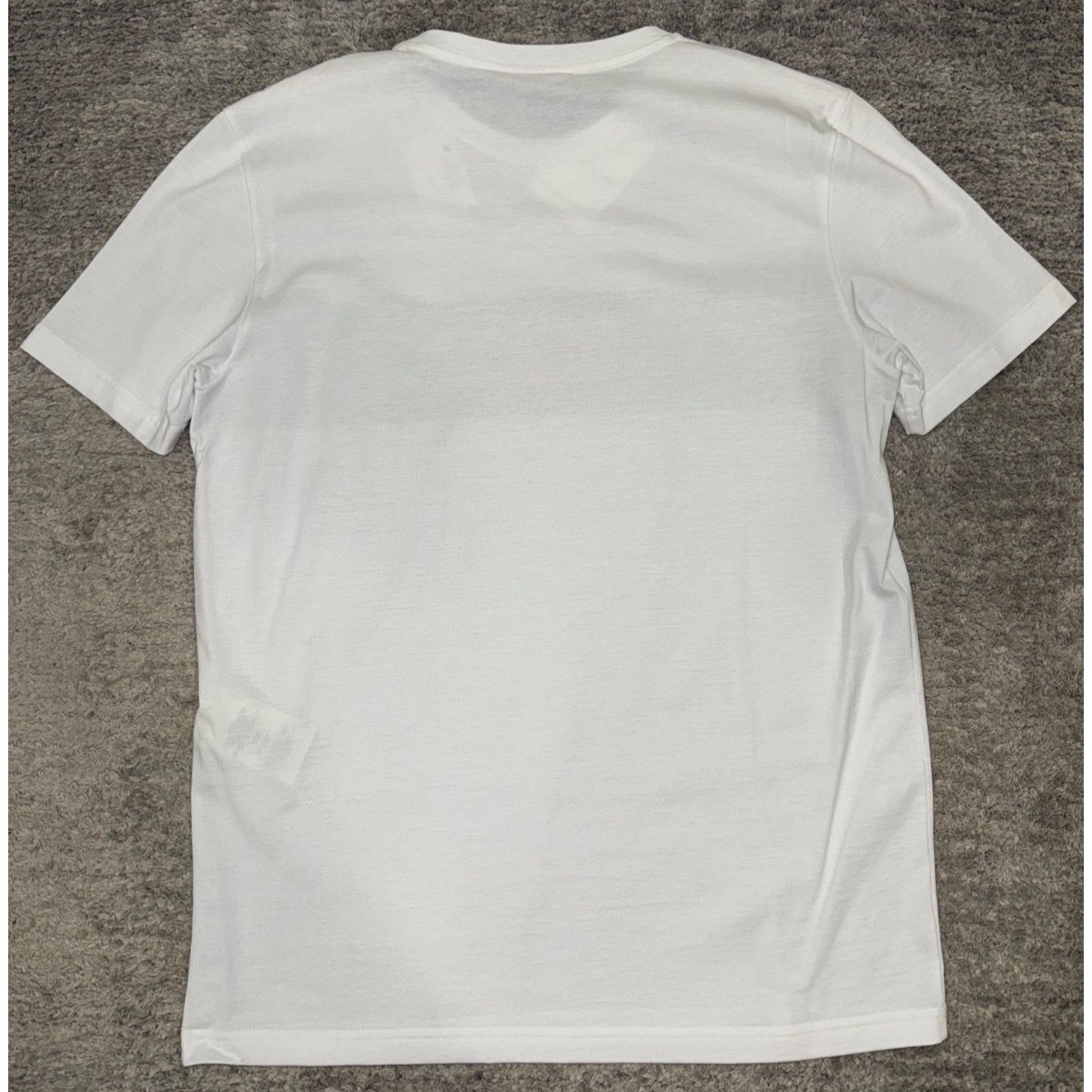 Fendi Fendi White Black Mesh Short Sleeve Cotton T-Shirt Medium M Size US M / EU 48-50 / 2 - 11 Thumbnail