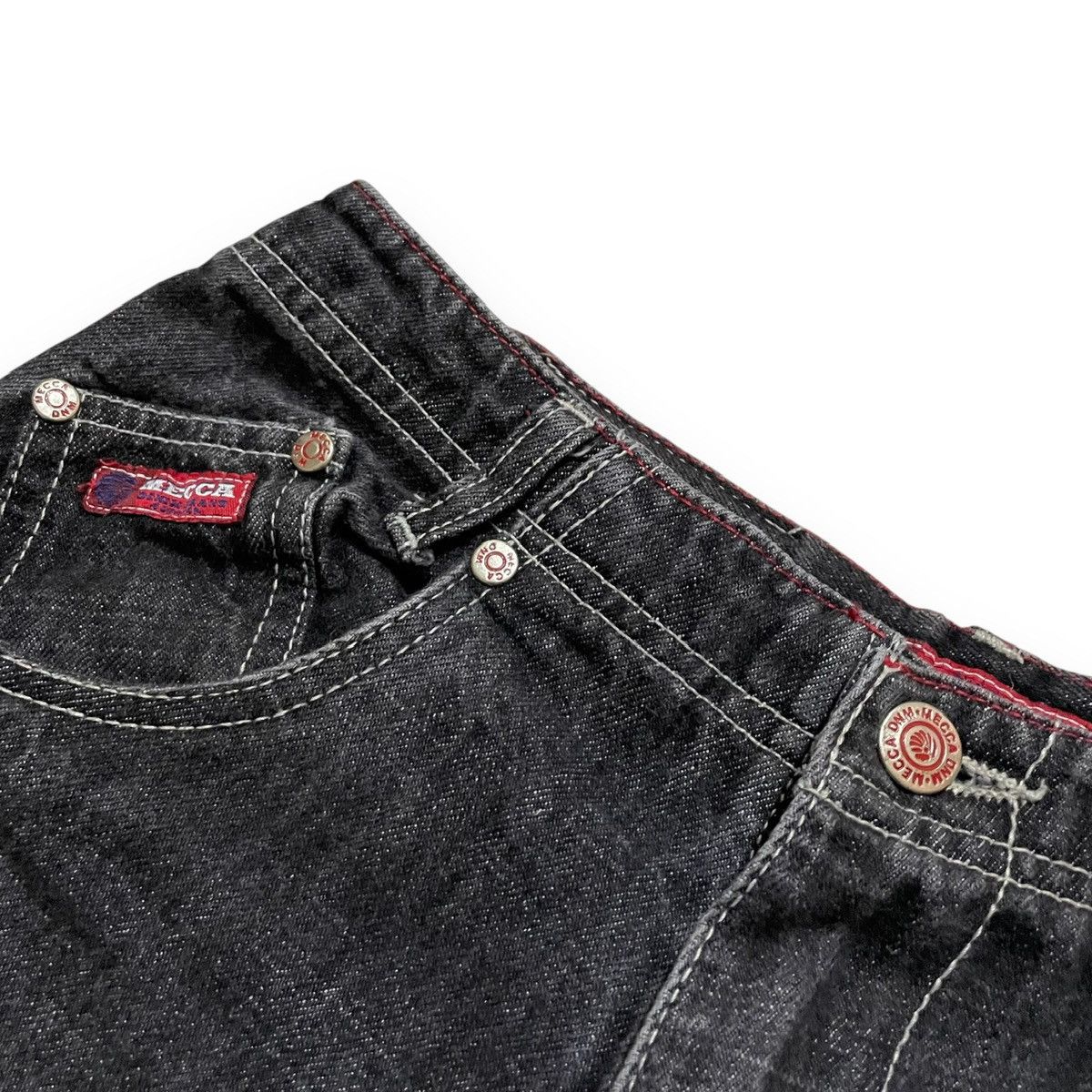 Japanese Brand ORIGINAL VINTAGE BAGGY V2K MECCA BRANDY DENIM (27×35) Size US 27 - 4 Thumbnail
