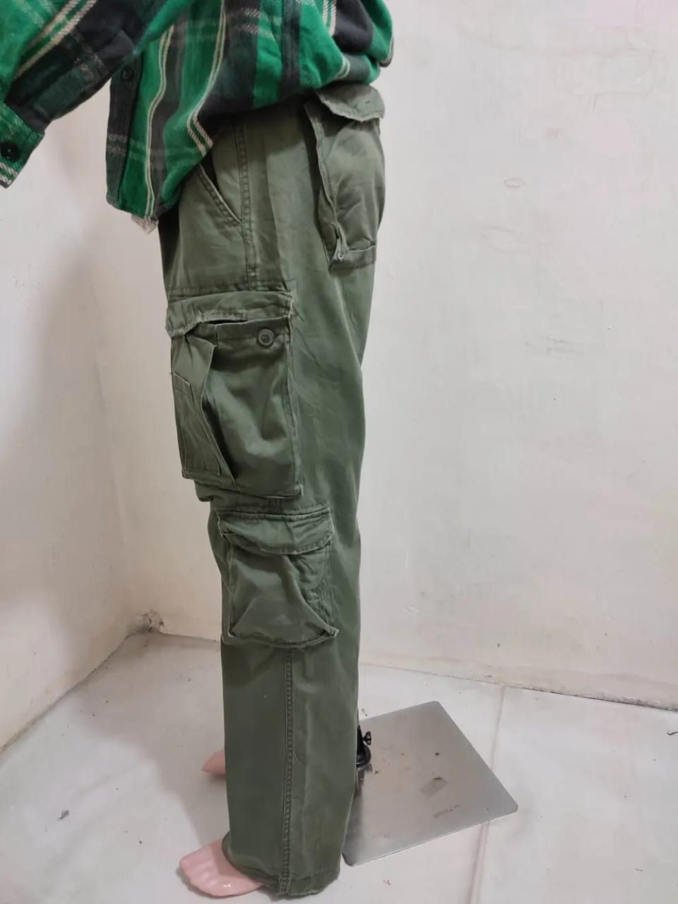 Japanese Brand Real Crush Clothing Multipocket Cargo Tactical Pants Size US 34 / EU 50 - 3 Thumbnail