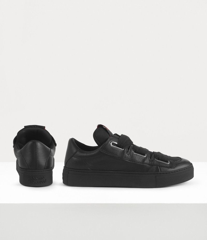 Vivienne Westwood o1srvl11e0326 Rocket Low-Top Sneakers in Black Size US 7 / EU 40 - 4 Thumbnail
