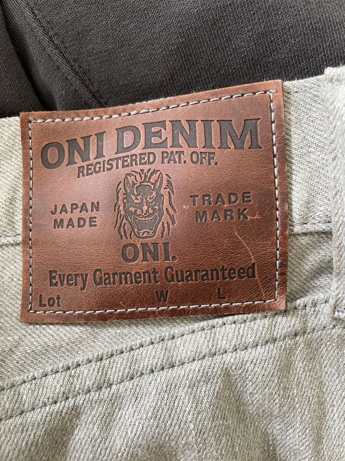 Oni ONI Japan Denim 246Moku Heather Grey Selvedge Denim Straight Size US 31 - 3 Thumbnail
