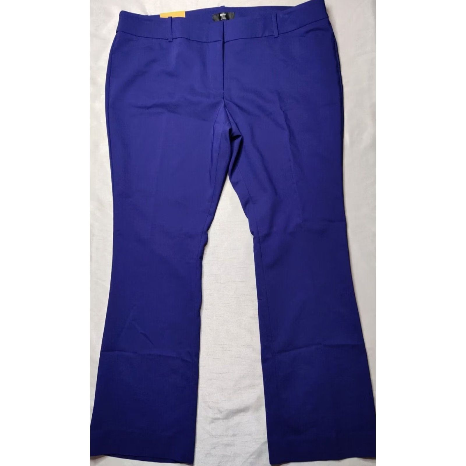 Mossimo Mossimo Stretch Extensible Women 18 Plum Mid-Waist Straight Pants NEW Dress Pants Size 40" / US 18 - 4 Thumbnail