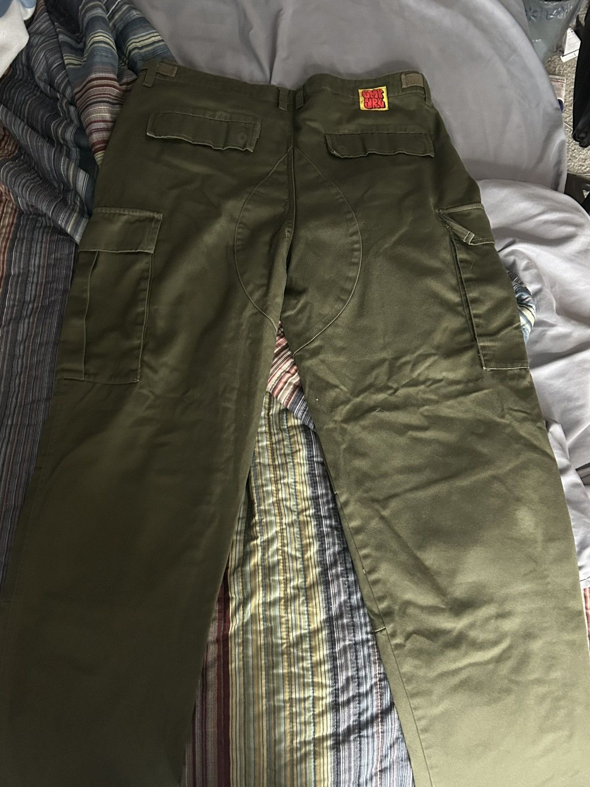 Empyre Empyre Green Cargo Pants Size US 32 / EU 48 - 2 Thumbnail