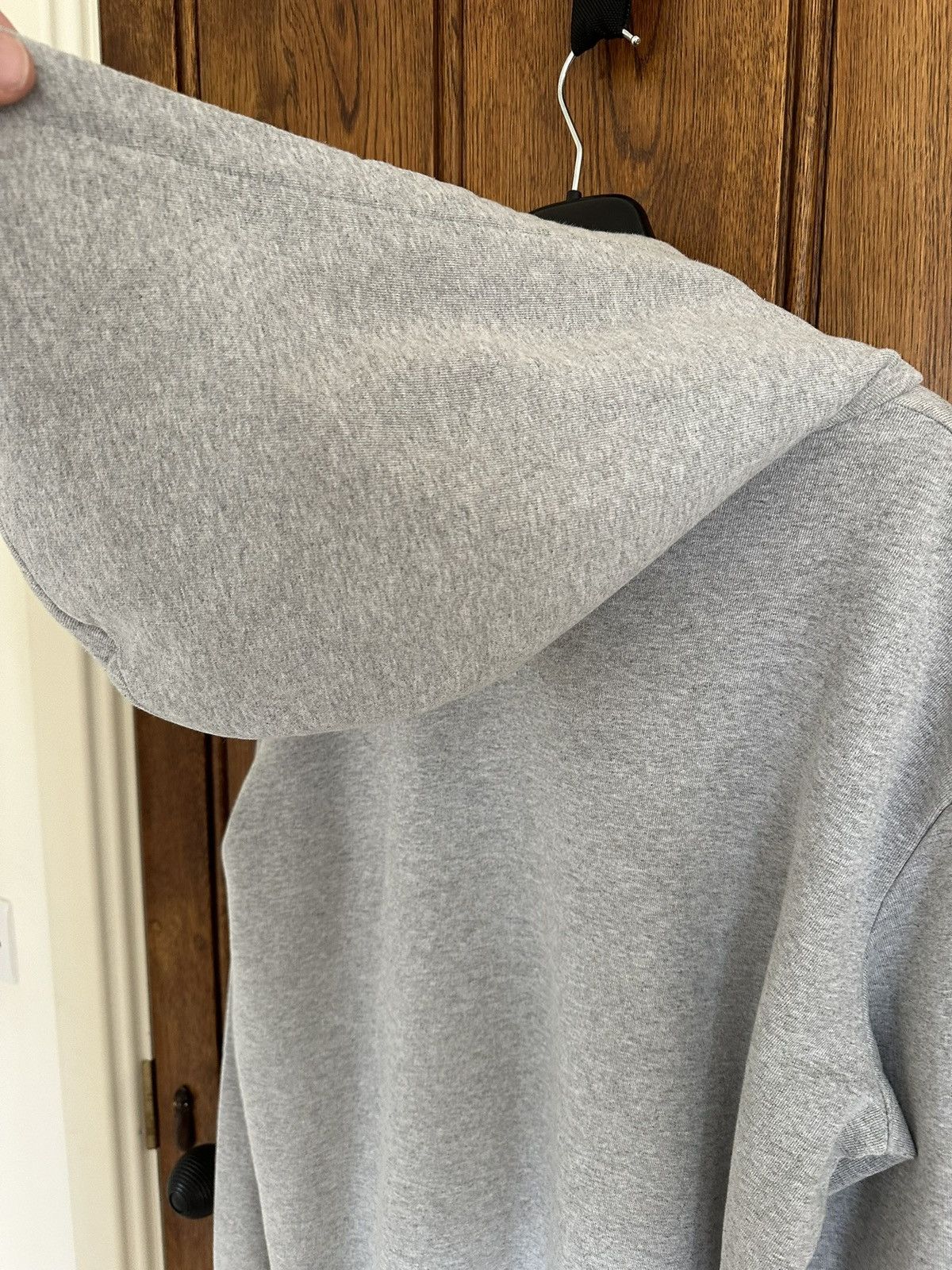 Saint Laurent Paris $990 Saint Laurent Rive Gauche logo hoodie rare XXL grey Size US XXL / EU 58 / 5 - 17 Thumbnail