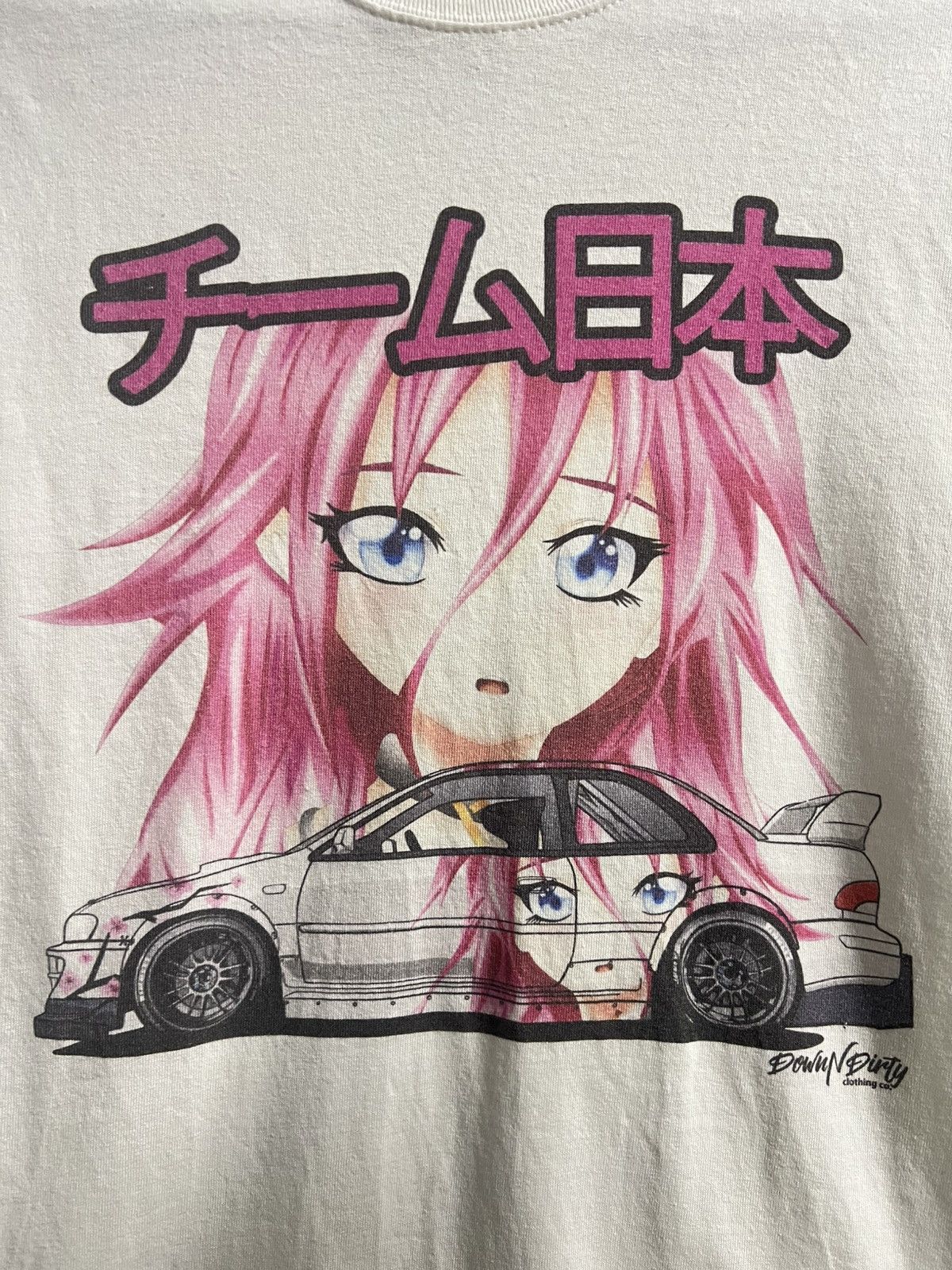 Japanese Brand × Sex Skateboards Rare T-Shirt Sexy Girl And Car Down n Dirty Japan Style Size US S / EU 44-46 / 1 - 2 Thumbnail