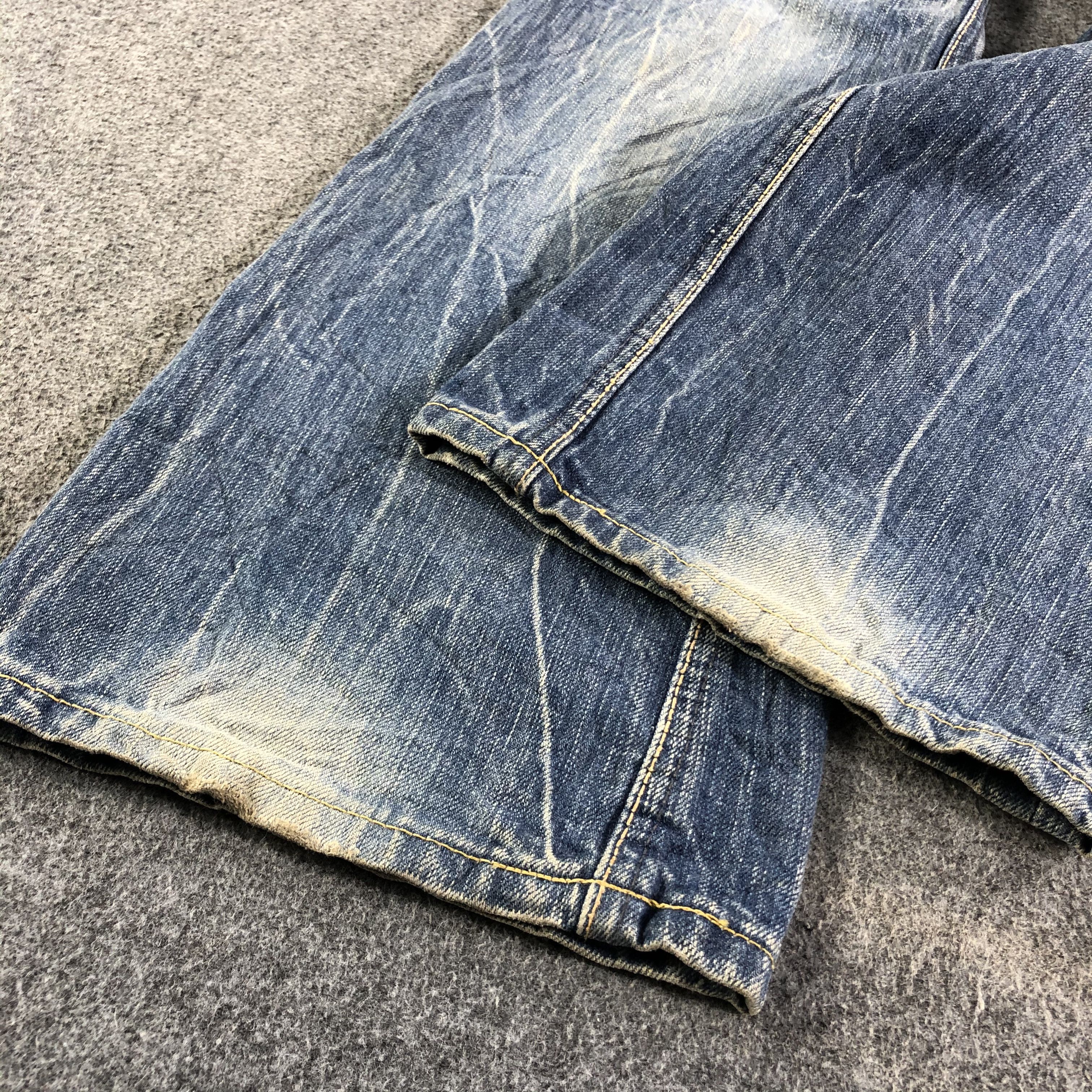 Edwin Vintage Blue Wash Edwin 503 Flare Jeans-J2907 Size US 30 / EU 46 - 6 Thumbnail