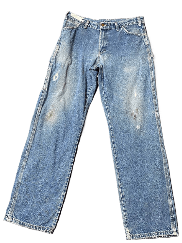 Dickies Vintage Dickies Distressed Blue Denim Jeans Size 34 Size US 34 / EU 50 - 1 Thumbnail