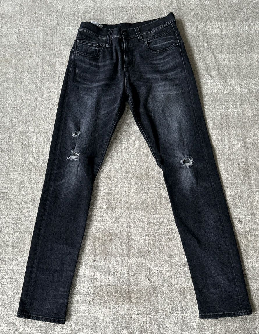 R13 Distressed dark navy - r13 denim Size US 31 - 1 Thumbnail