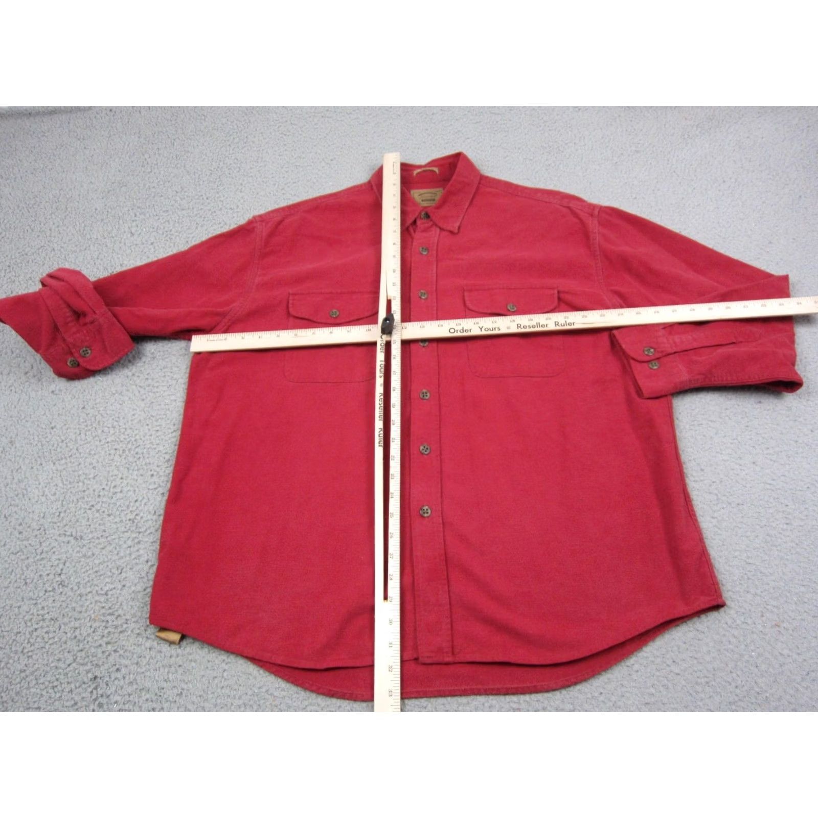 Vintage VINTAGE St Johns Bay Flannel Shirt Mens XL Red Western Rodeo Chamois Shirt Size US XL / EU 56 / 4 - 5 Thumbnail