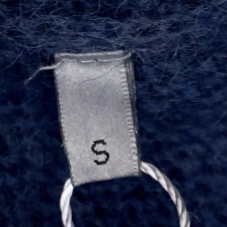 Dior Dior Dark blue letter embroidery horsehair V-neck single-br Size US S / EU 44-46 / 1 - 7 Thumbnail
