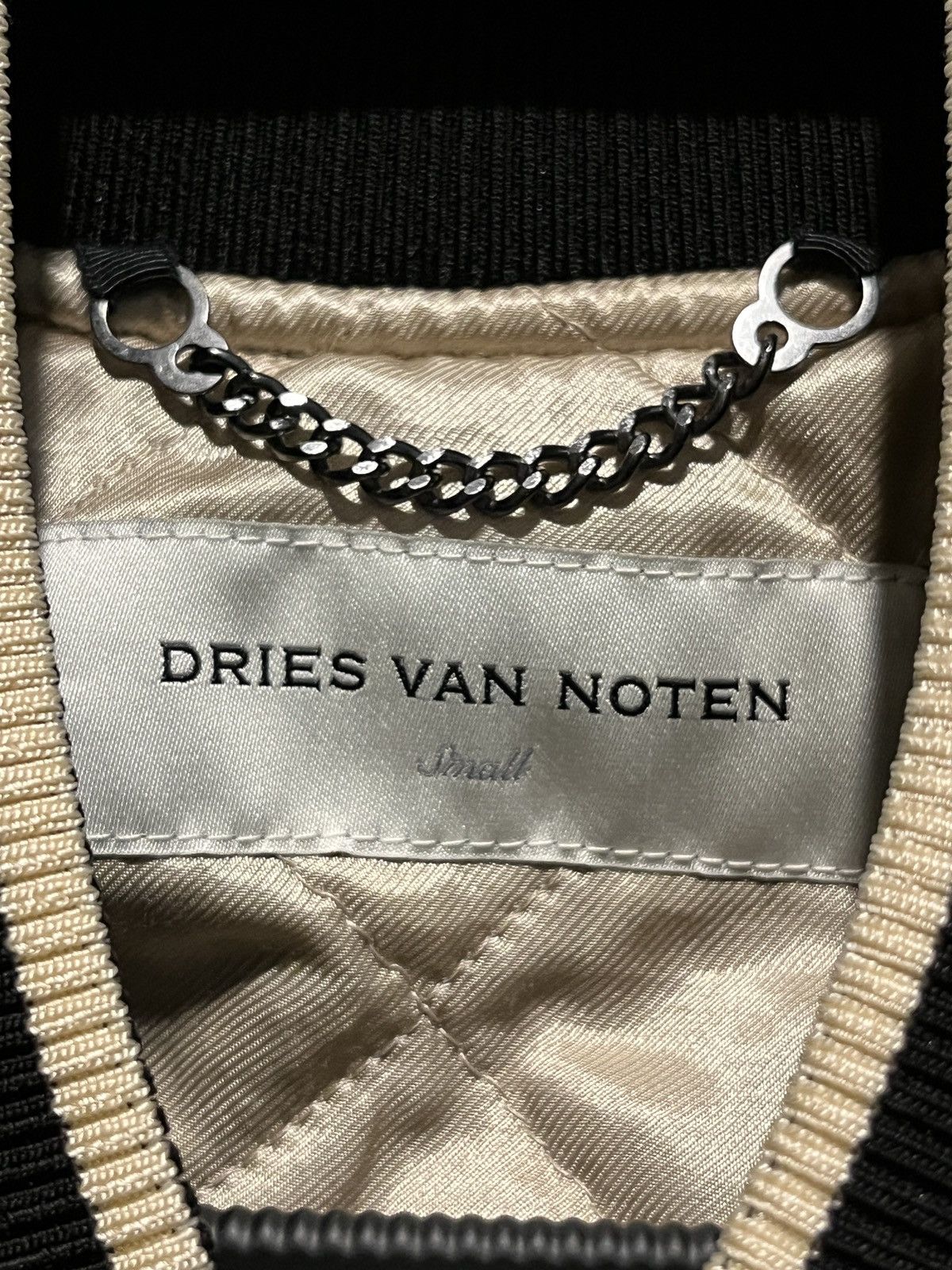 Dries Van Noten Dries Van Noten Black Vellow Back Zip Bomber Size US S / EU 44-46 / 1 - 3 Thumbnail