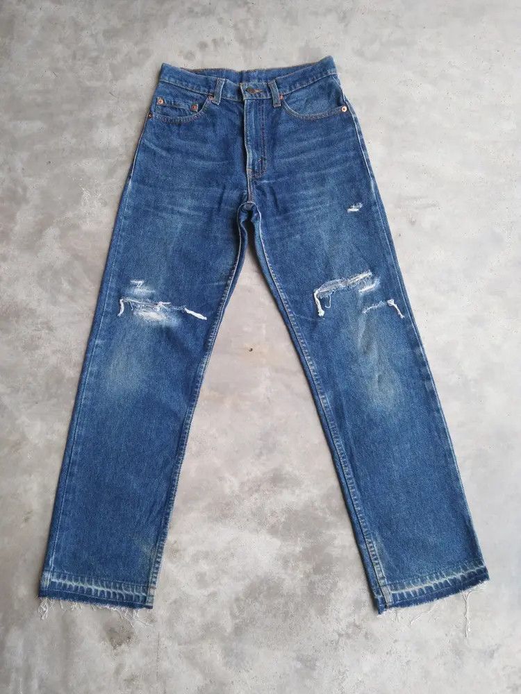 Levi's 90s Vintage Levi's Jeans 510 Made In USA Distressed Denim Size US 27 - 1 Thumbnail
