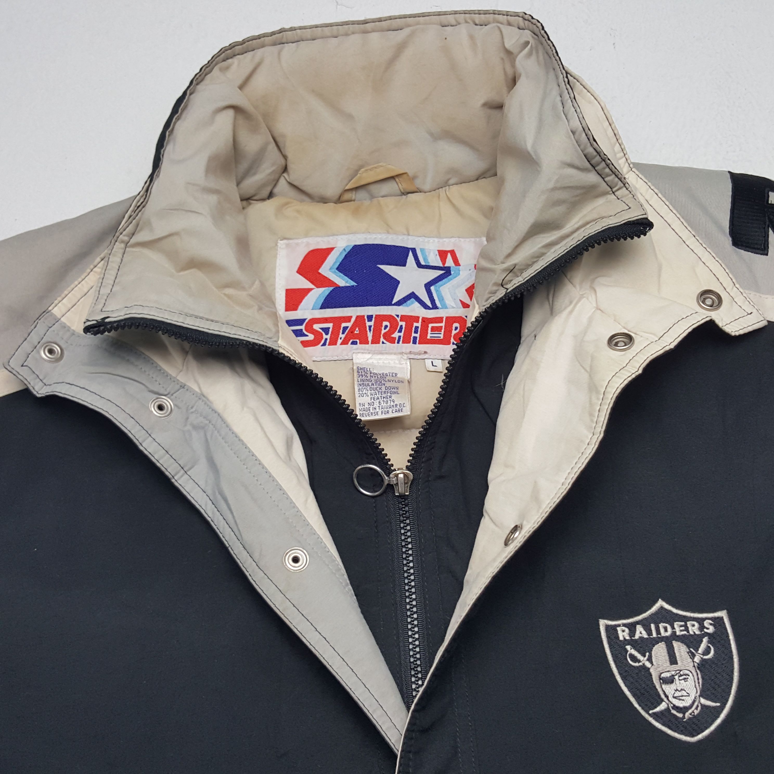 NFL × Starter × Vintage Vintage Raiders American Football Team NFL Winter Jacket Size US XXL / EU 58 / 5 - 5 Thumbnail