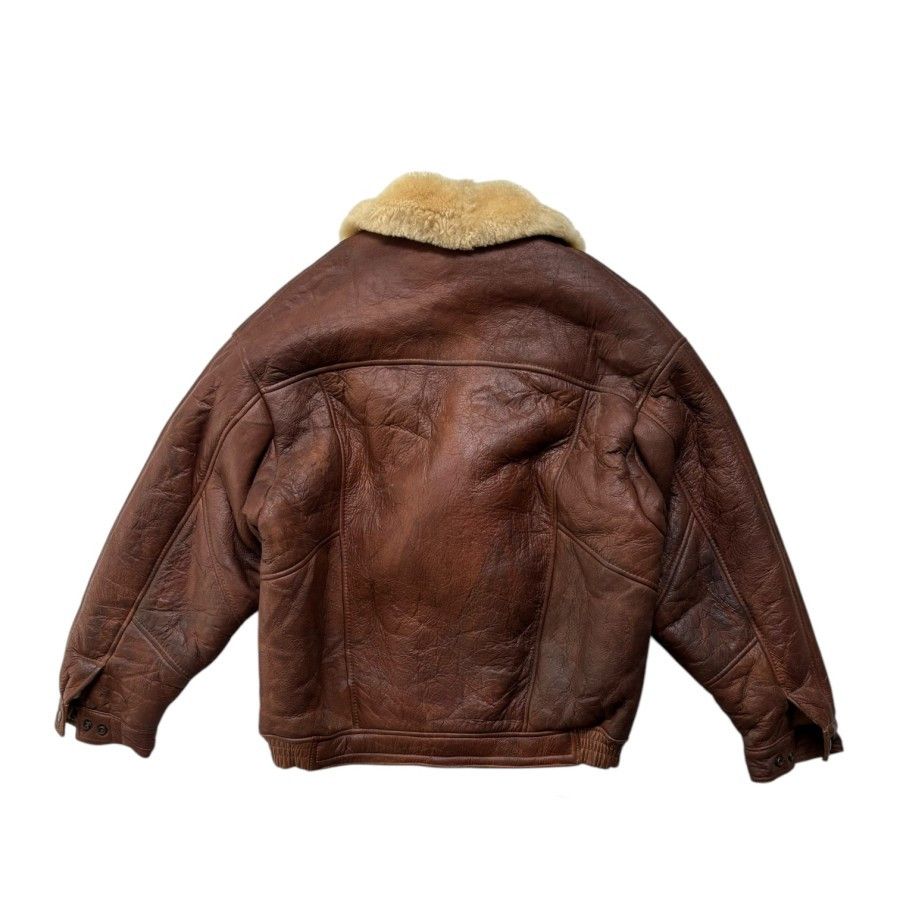 Designer × Genuine Leather Canterbury Shearling Leather Jacket Size US L / EU 52-54 / 3 - 5 Thumbnail