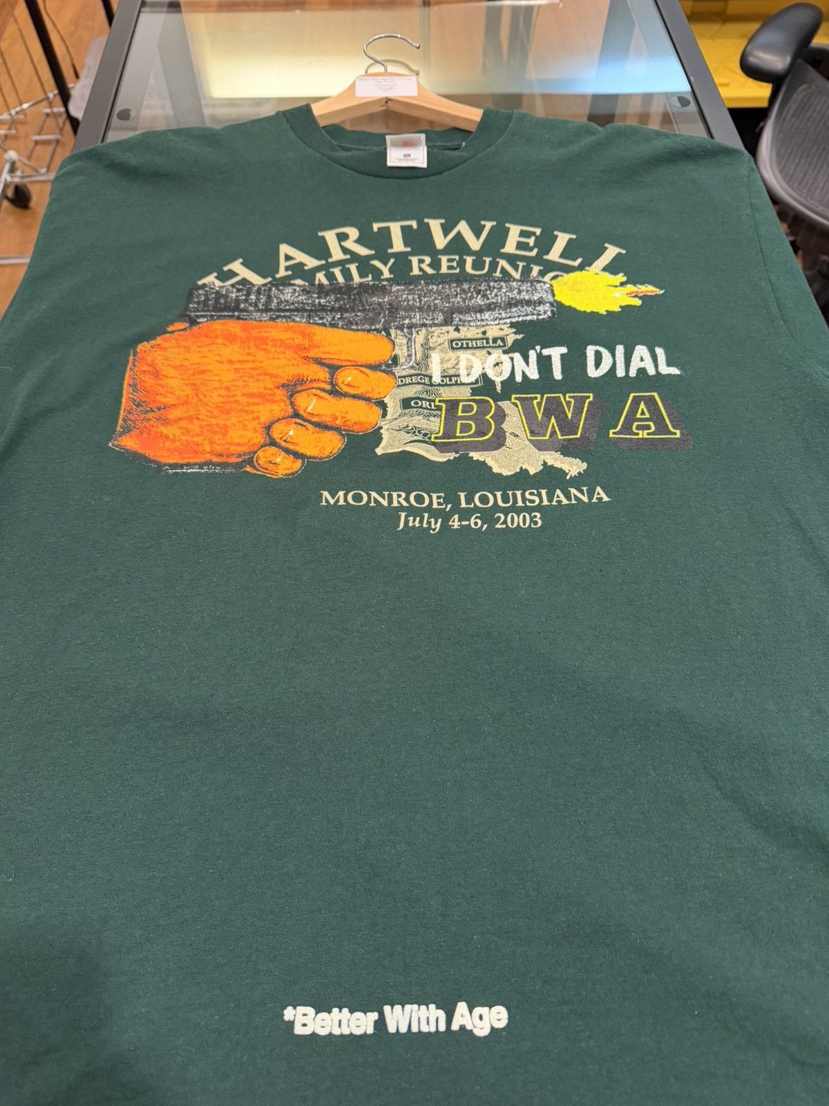 Better With Age Better With Age Sani Vintage Tee - Green Size US XXL / EU 58 / 5 - 6 Thumbnail