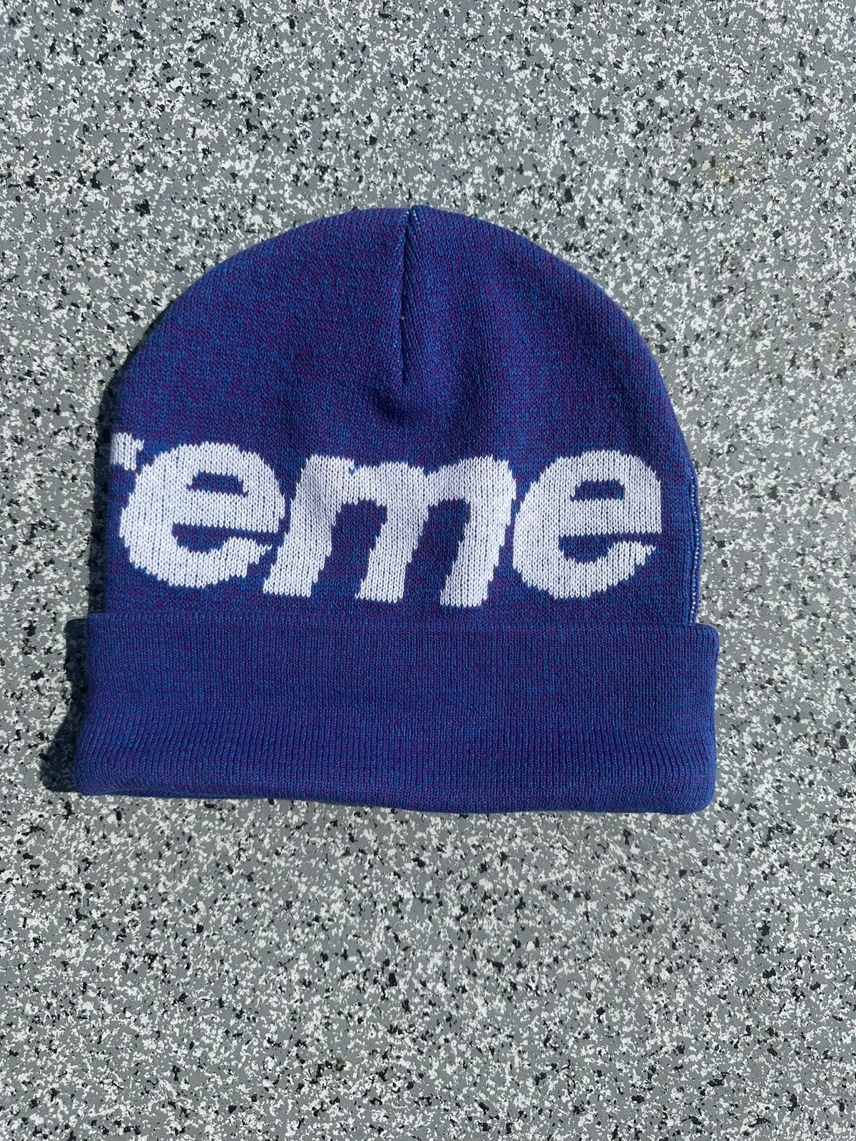 Supreme Supreme FW 2023 Purple Big Logo Beanie/ Brand New Size ONE SIZE - 2 Thumbnail