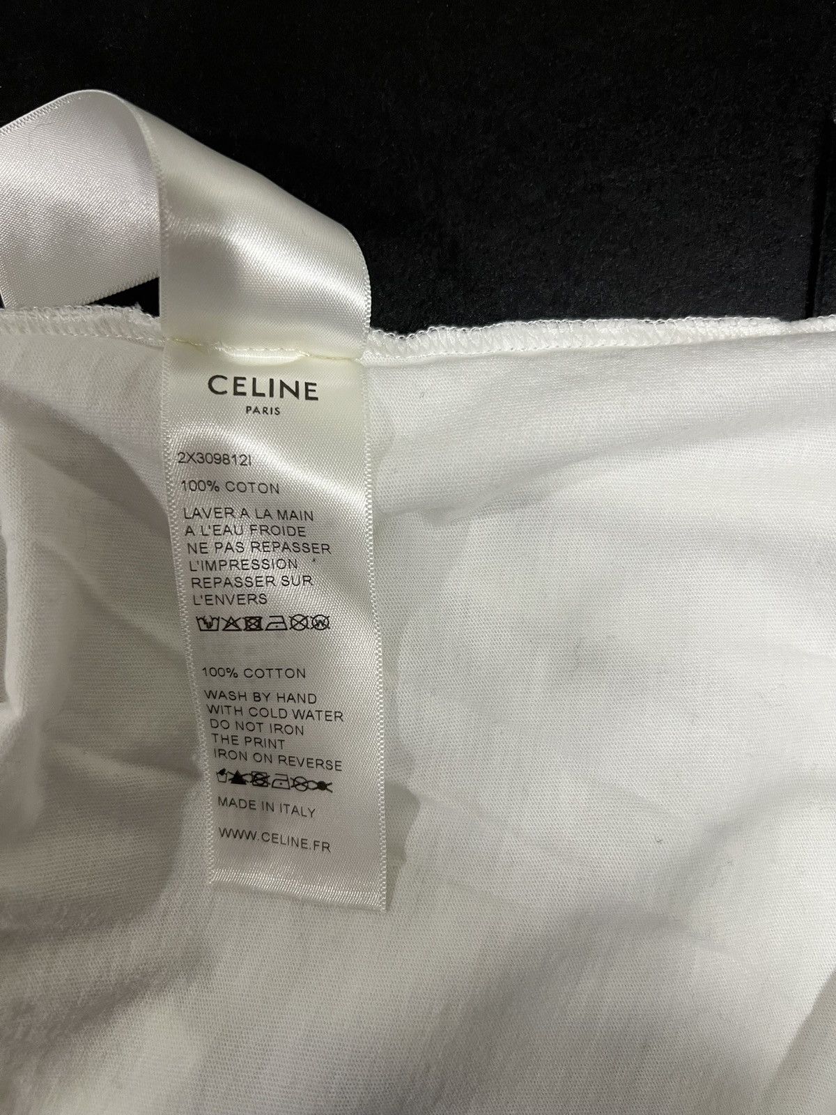 Celine Celine vaguely aspirational white tshirt Size US M / EU 48-50 / 2 - 4 Thumbnail