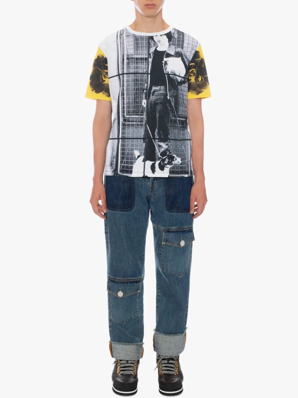 JW Anderson o1mle0125 Gilbert & George Dog Bay Allover Print T-Shirt Size US S / EU 44-46 / 1 - 2 Thumbnail