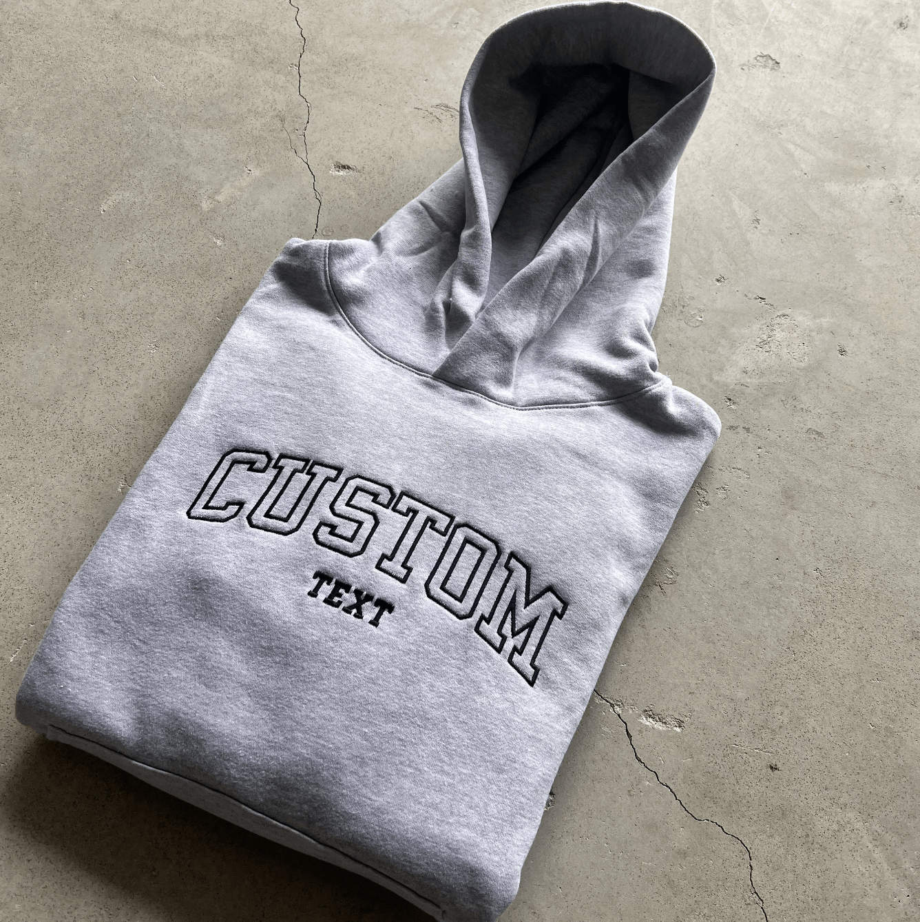 Prolific Custom Arched Text With any Logo Hoodie Size US S / EU 44-46 / 1 - 2 Thumbnail