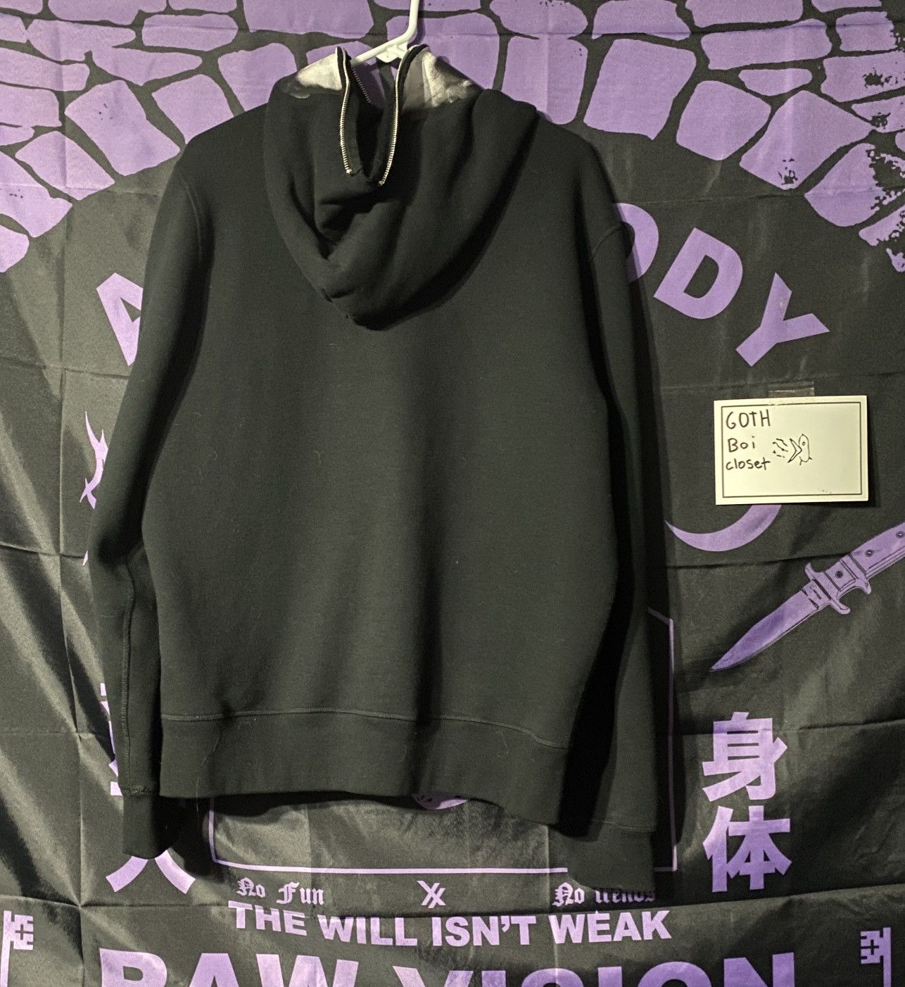 Lil Peep × Sus Boy SUS BOY double zipper ghost hoodie Size US L / EU 52-54 / 3 - 2 Thumbnail