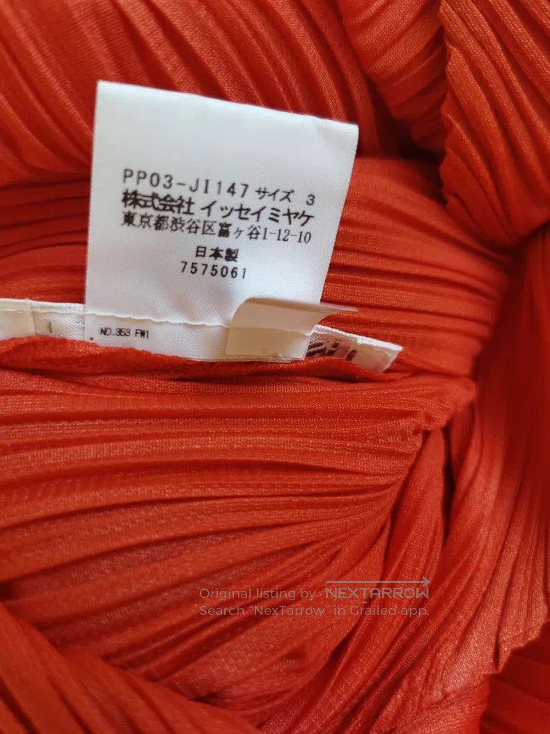 Issey Miyake Issey Miyake Red Dress Size L / US 10 / IT 46 - 8 Thumbnail
