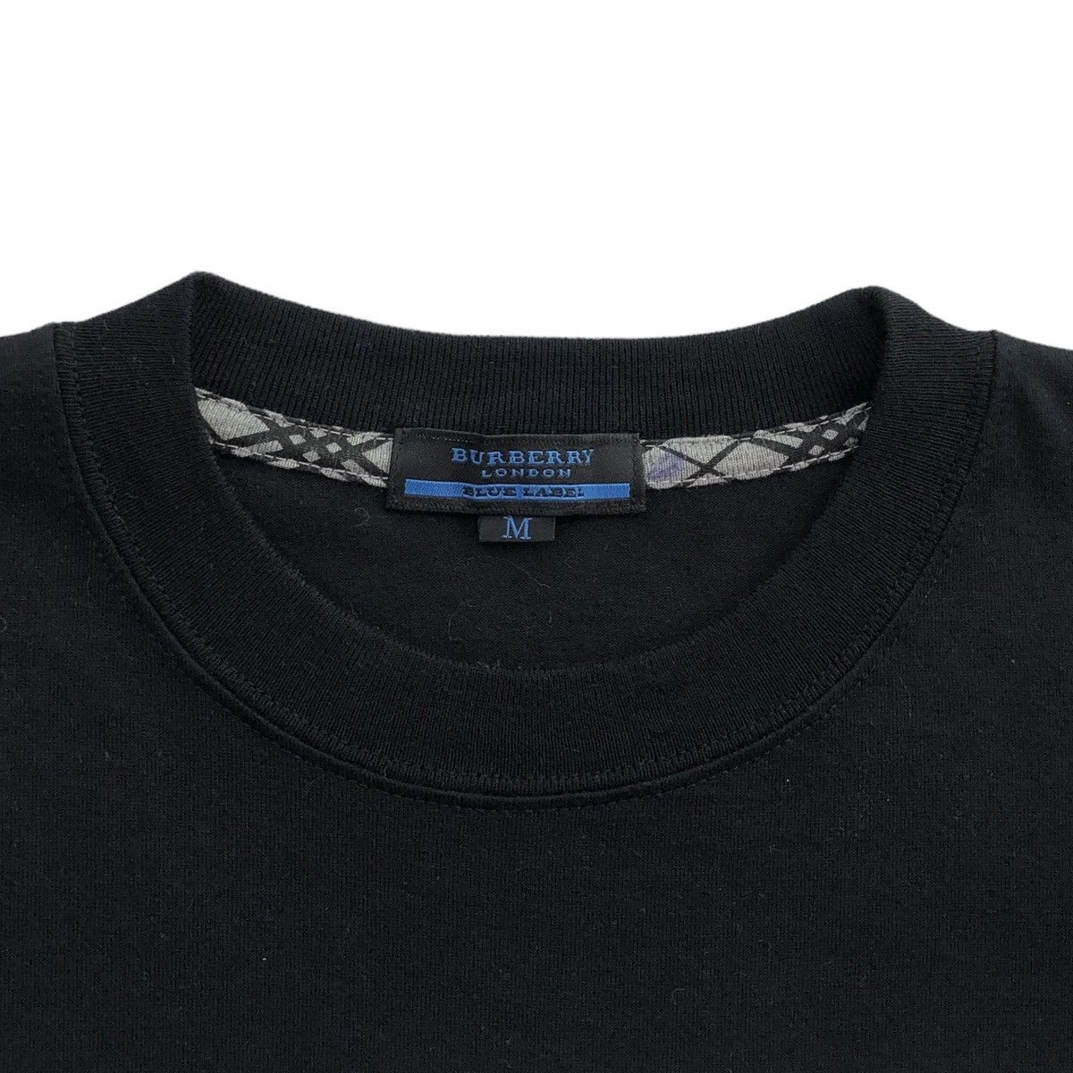 Burberry Burberry Blue Label Stripes Embroidery Logo Black Tee Size US M / EU 48-50 / 2 - 3 Thumbnail