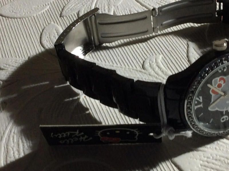 Designer Hello Kitty Black dial plastic strap watch Size ONE SIZE - 12 Thumbnail