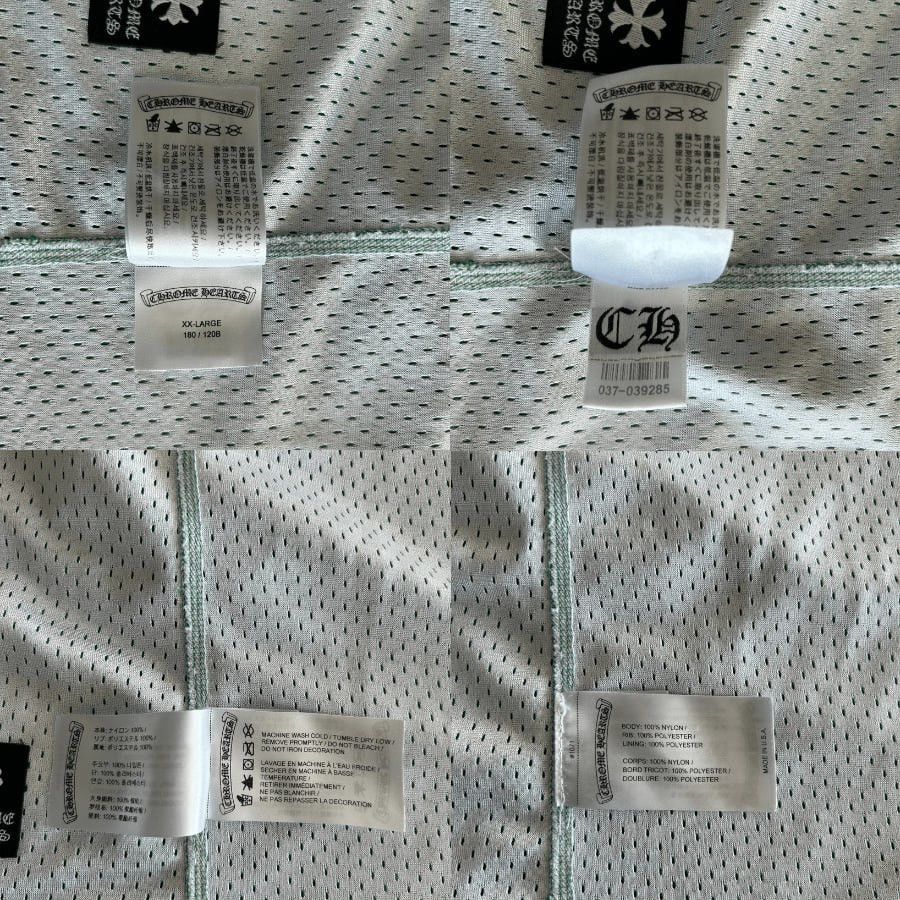 Chrome Hearts CHROME HEARTS GREEN & WHITE LOGO REVERSIBLE MESH JERSEY Size US XXL / EU 58 / 5 - 5 Thumbnail