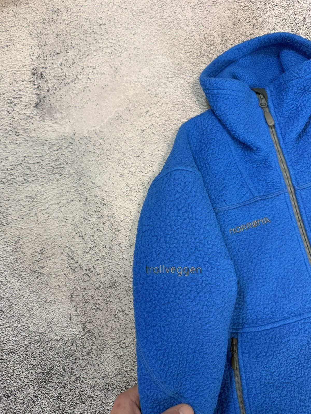 Norrona Norrøna Trollveggen Warm2 Fleece Jacket Men XS Polartec Blue Size US XS / EU 42 / 0 - 7 Thumbnail