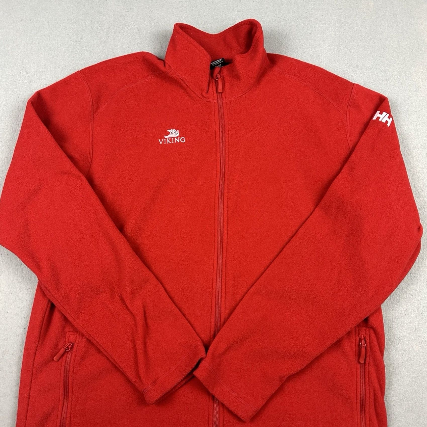 Helly Hansen Helly Hanson Jacket Red Full Zip Fleece Polarrtec Pockets XL Men Size US XL / EU 56 / 4 - 2 Thumbnail