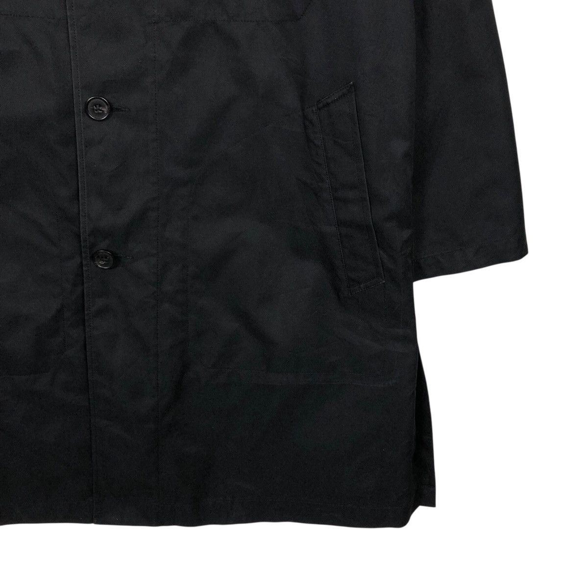 Undercover × Uniqlo 📌Rich Black Vtg Long Jacket Duck Canvas Uniqlo Undercover Size US L / EU 52-54 / 3 - 5 Thumbnail
