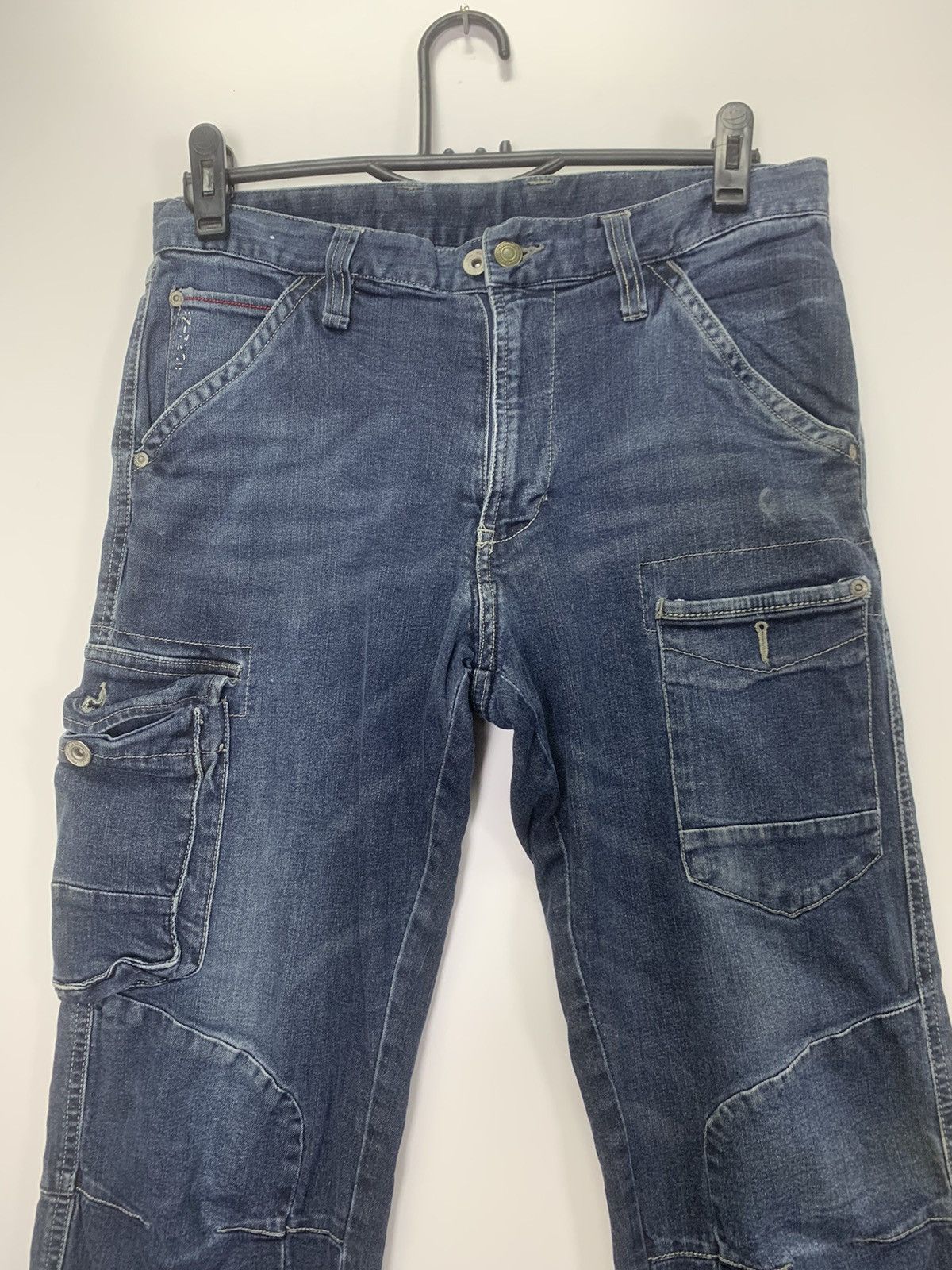 Japanese Brand × Vintage Vintage Cargo denim pant Size US 30 / EU 46 - 2 Thumbnail