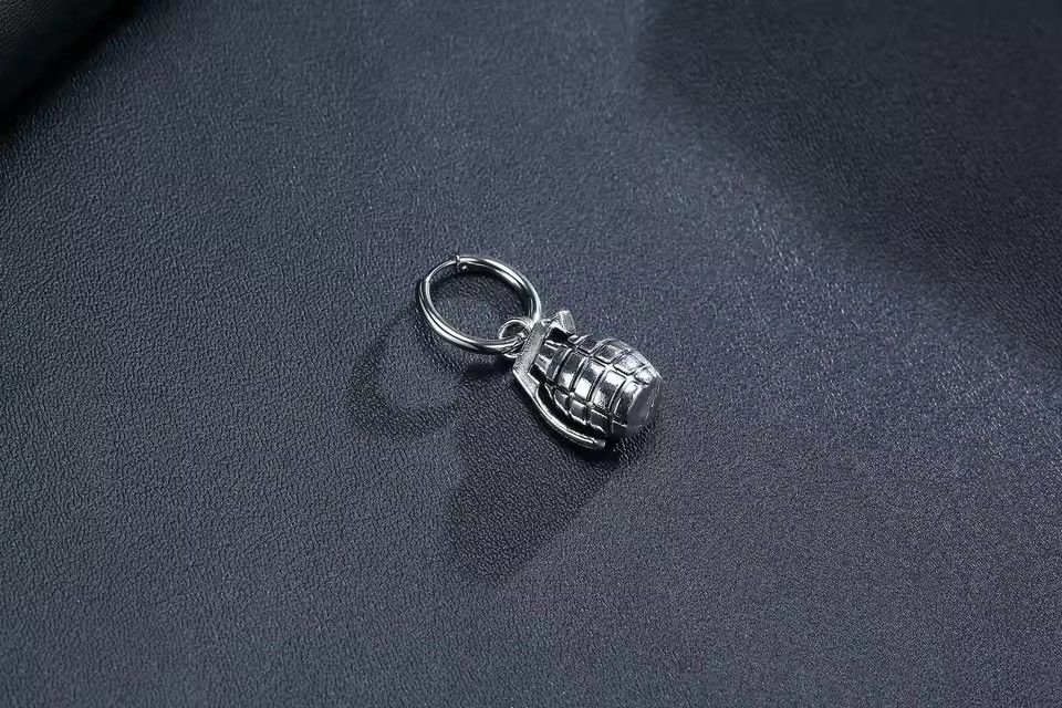 Jewelry Punk Streetwear Stainless Steel Earrings Size ONE SIZE - 2 Thumbnail