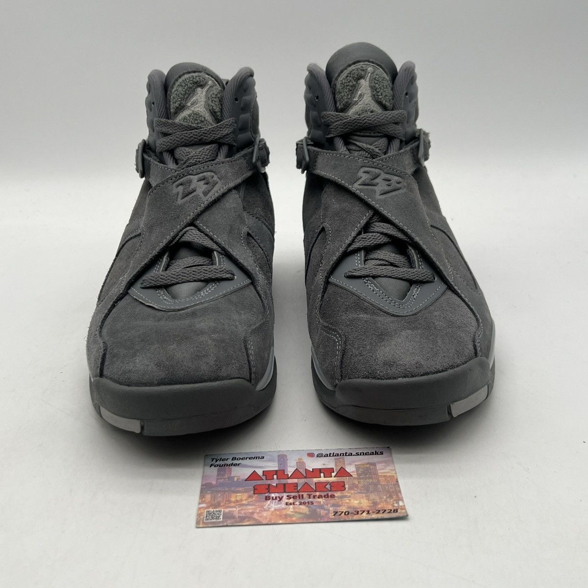 Jordan Brand Air Jordan 8 Cool grey Size US 9.5 / EU 42-43 - 2 Thumbnail