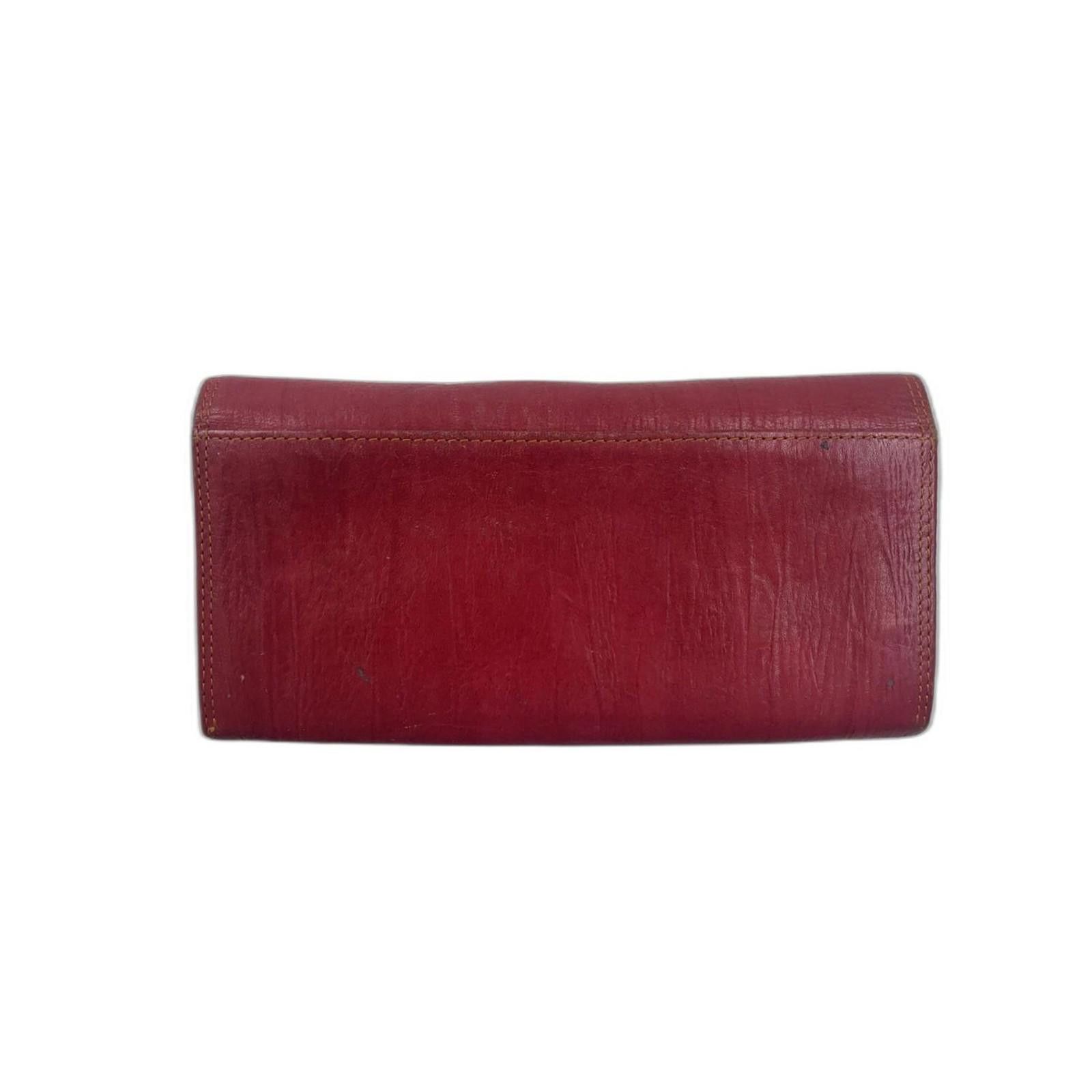 Kansai Yamamoto Kansai Yamamoto Femme Classic Vintage Leather Wallet Pink Size ONE SIZE - 2 Thumbnail
