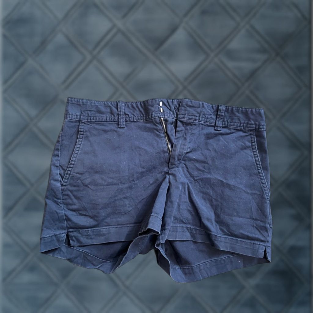 Gap VINTAGE Gap Navy Blue 3” Mid Rise Chino Shorts Women’s Size 04 Size 27" / US 4 / IT 40 - 1 Thumbnail