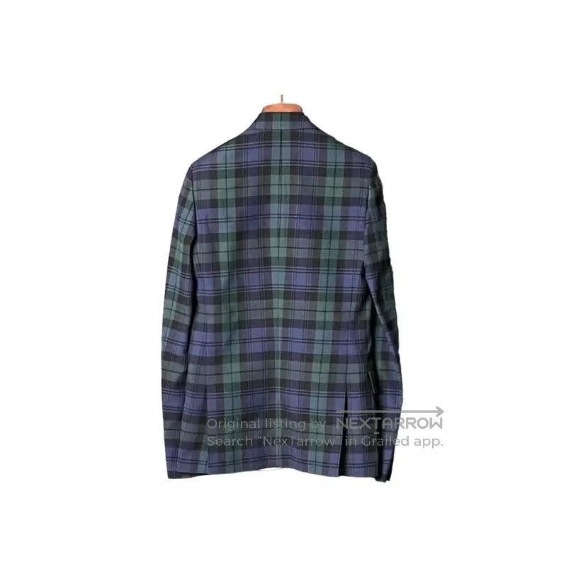 Valentino Valentino Men's Short Sleeve Plaid Jacket . Size US M / EU 48-50 / 2 - 2 Thumbnail