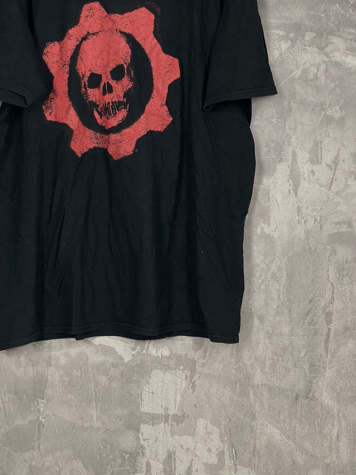 Vintage Vintage Gears of War T shirt 00s Video Game Black Sz M Size US M / EU 48-50 / 2 - 4 Thumbnail