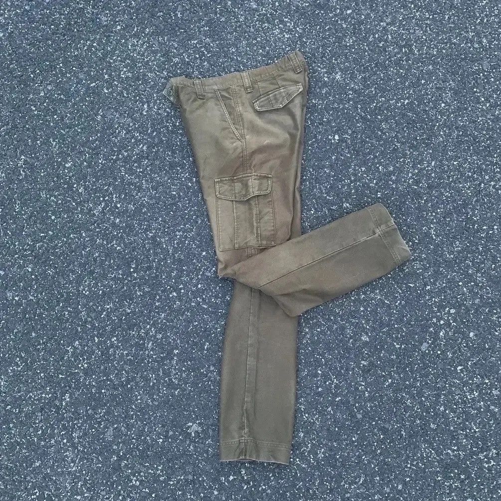 Japanese Brand 💥 Heavy Duty Global Work 31x31 Trousers Rugged Faded Cargo Size US 31 - 3 Thumbnail