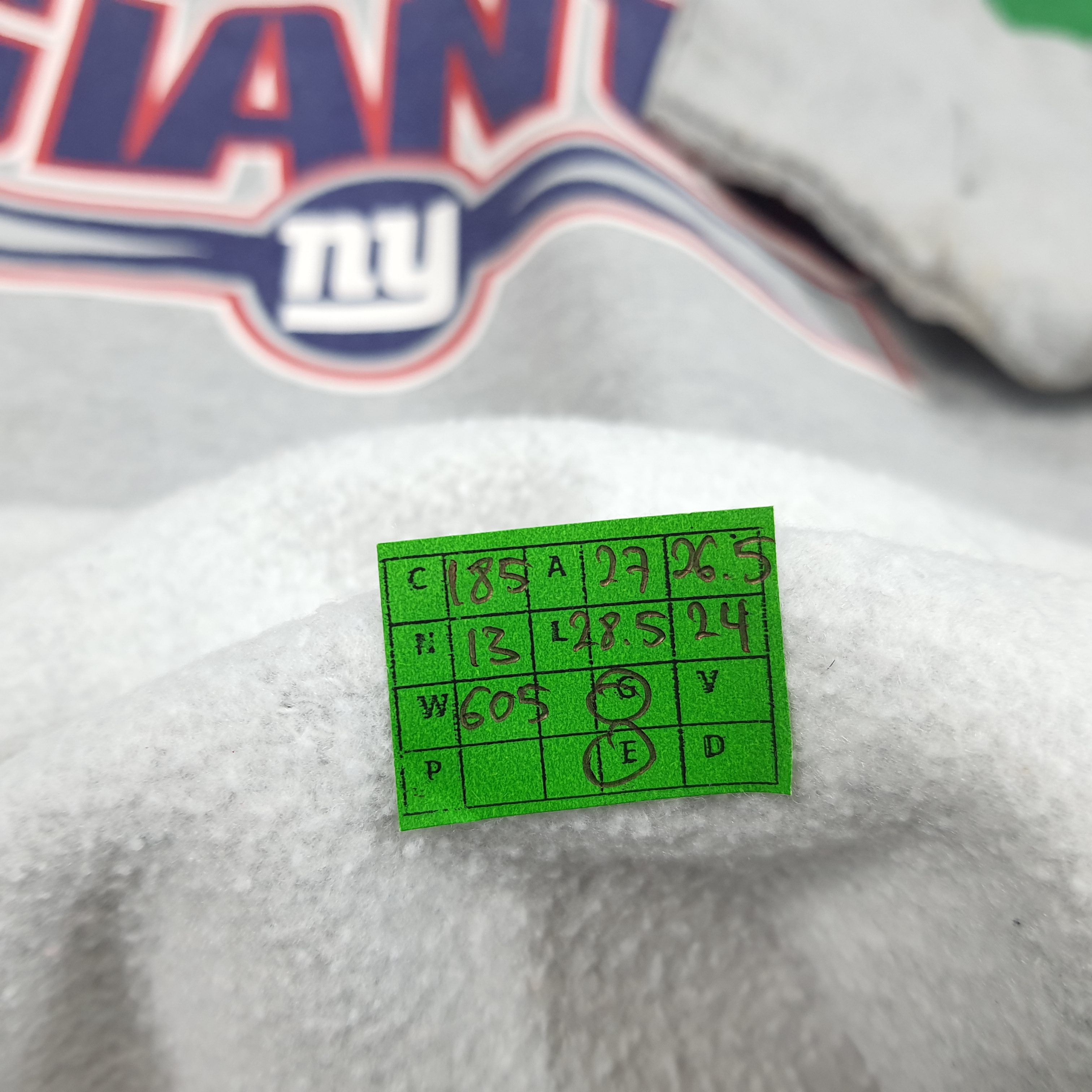NFL × Vintage Vintage Ney York GIANTS NFL Team Hoodie Size US XXL / EU 58 / 5 - 7 Thumbnail