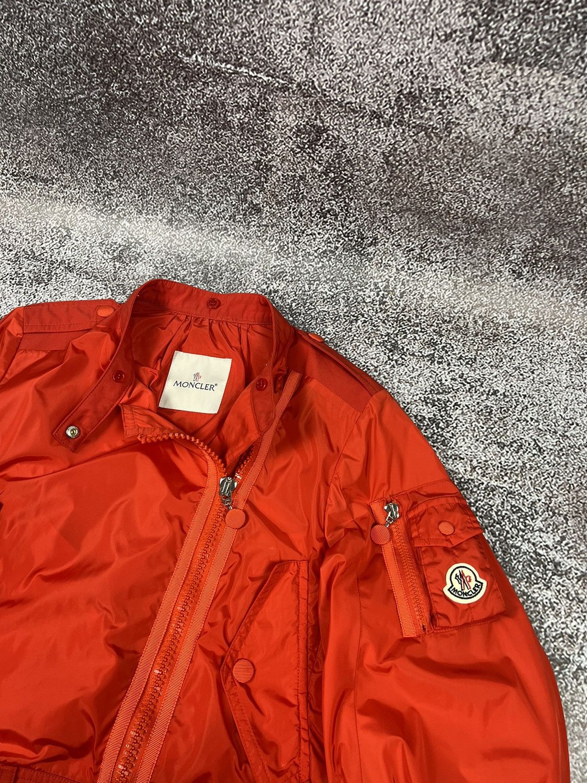 Moncler Sample‼️ new Moncler Gerbera asymetric bomber jacket Size M / US 6-8 / IT 42-44 - 5 Thumbnail
