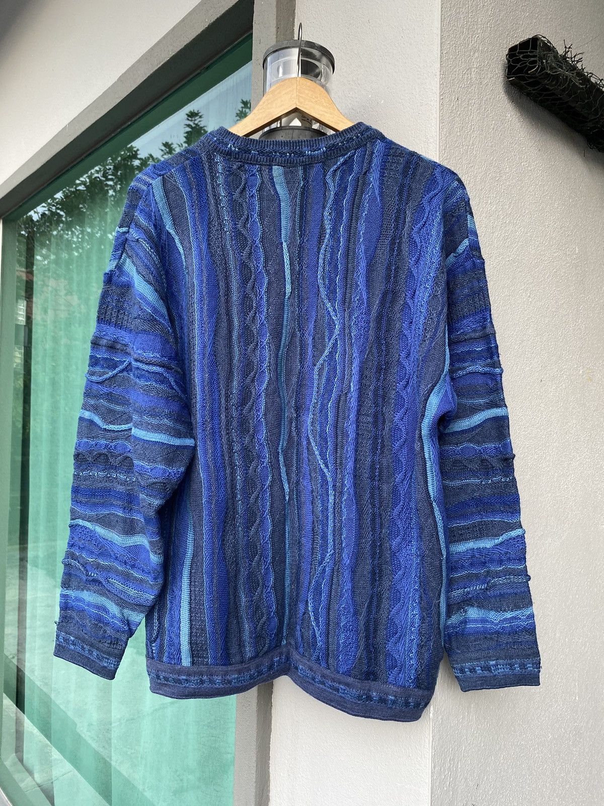 Designer × Vintage Vintage Cableknit Sweater lik Coogi Size US L / EU 52-54 / 3 - 7 Thumbnail