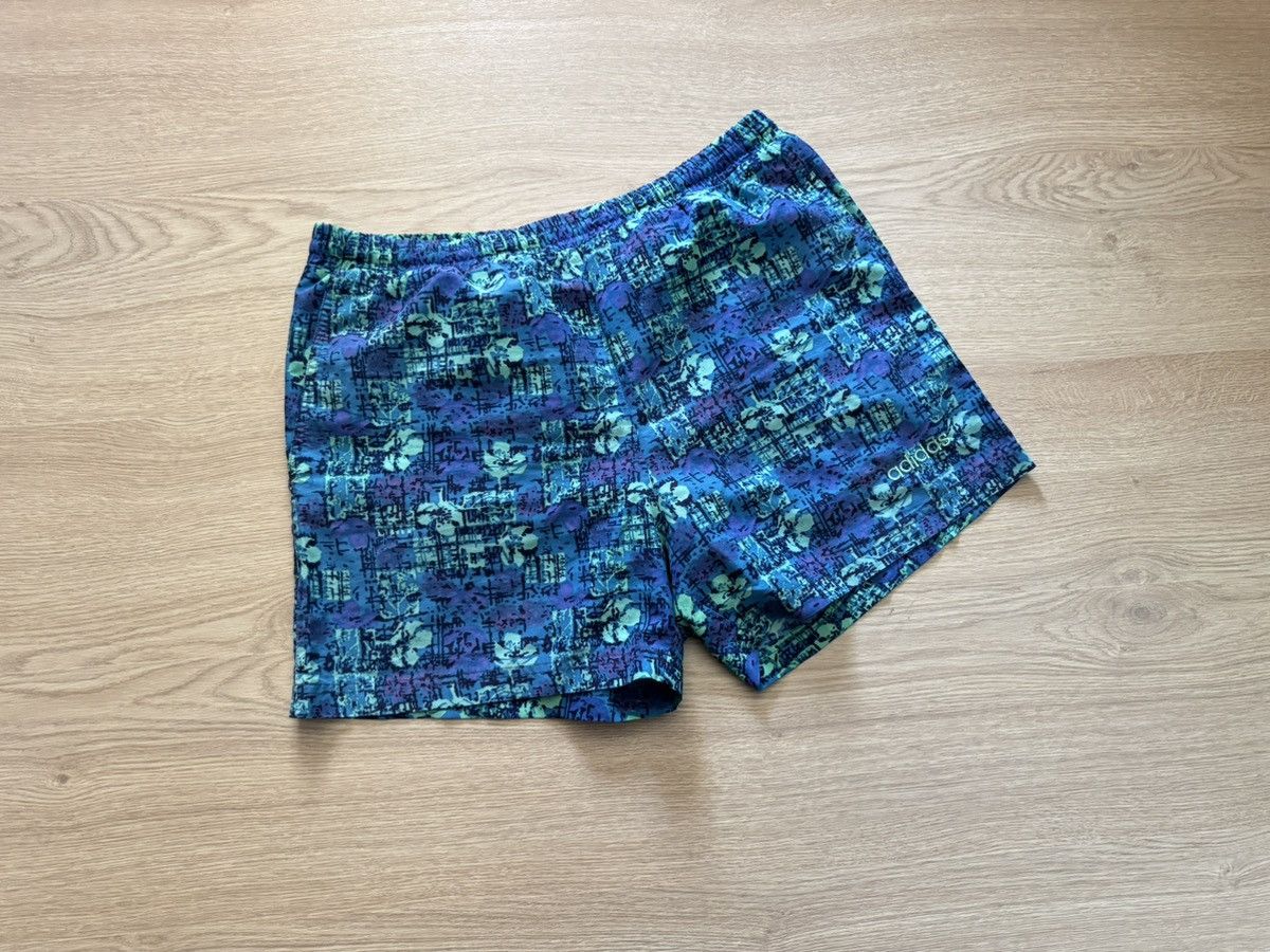Vintage Vintage 00’s Adidas Swim Nylon Shorts Size US 32 / EU 48 - 1 Thumbnail