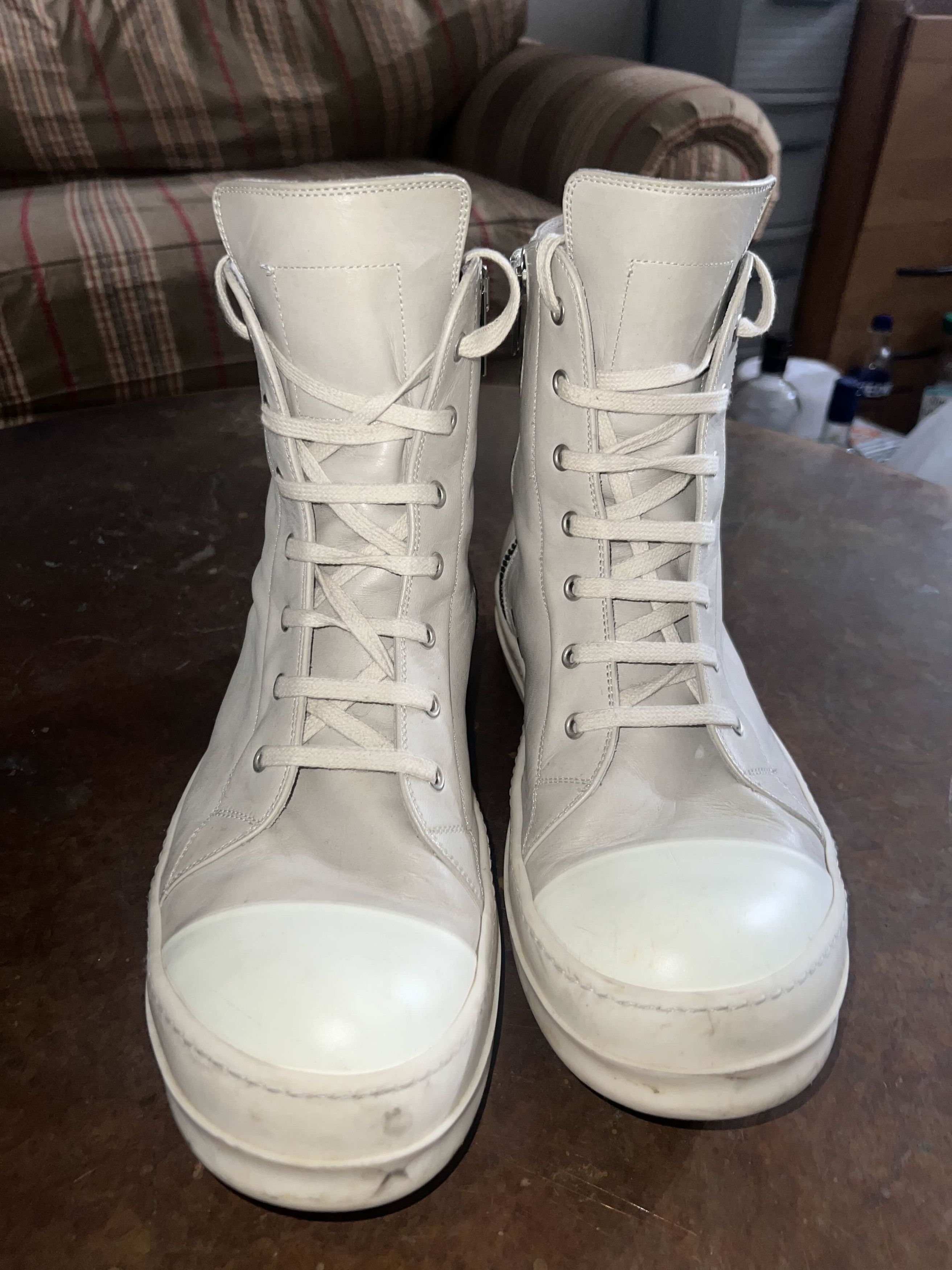 Rick Owens Rick Owens Mainline Ramones Pearl Size US 12 / EU 45 - 6 Thumbnail