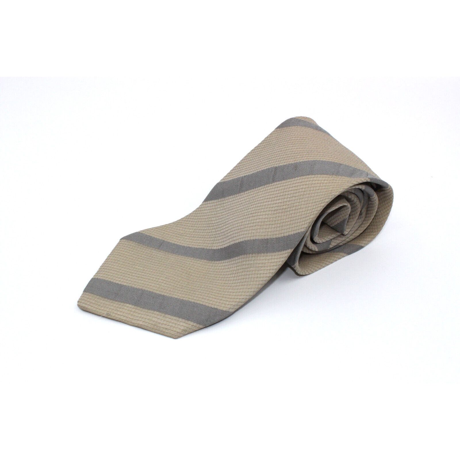 Corneliani 100% Authentic CORNELIANI Beige 100% Silk Tie Size ONE SIZE - 1 Thumbnail