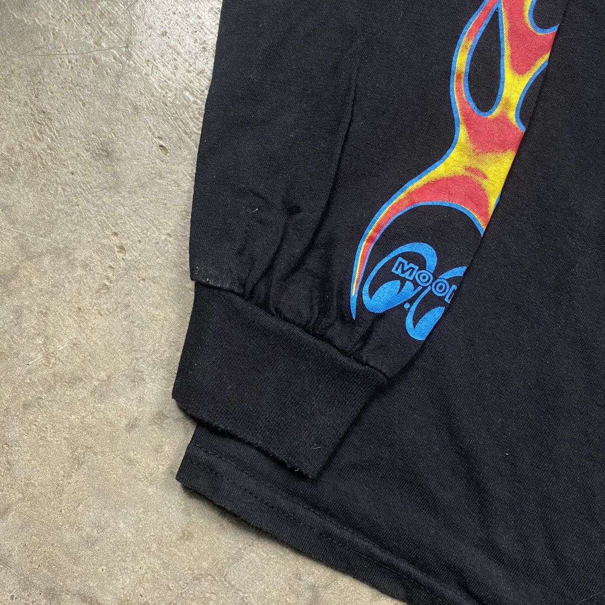 Vintage Rare y2k Moon Eyes Flames Flamin Mooneyes Longsleeve Size US L / EU 52-54 / 3 - 2 Thumbnail