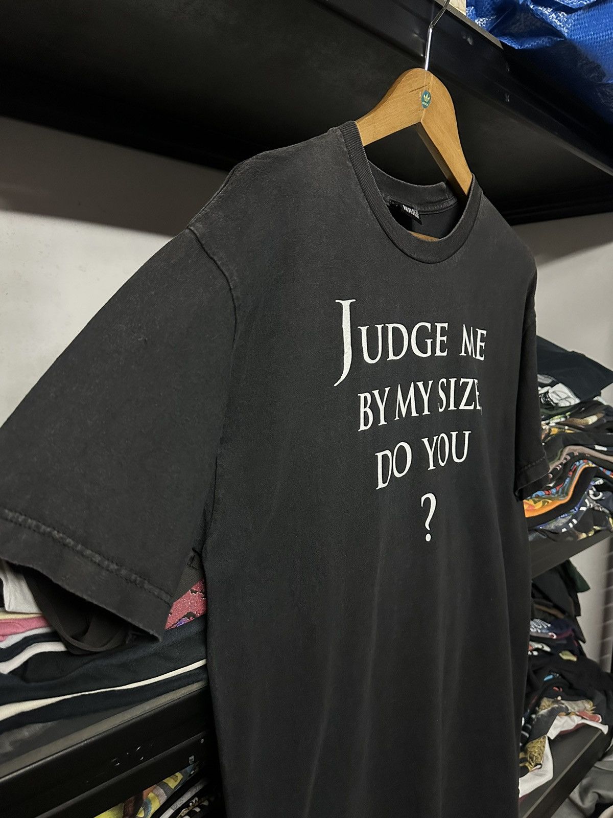 Disney × Star Wars × Vintage Vintage Star Wars Judge Me By My Size, Do You? Sun Faded Tee Size US L / EU 52-54 / 3 - 9 Thumbnail