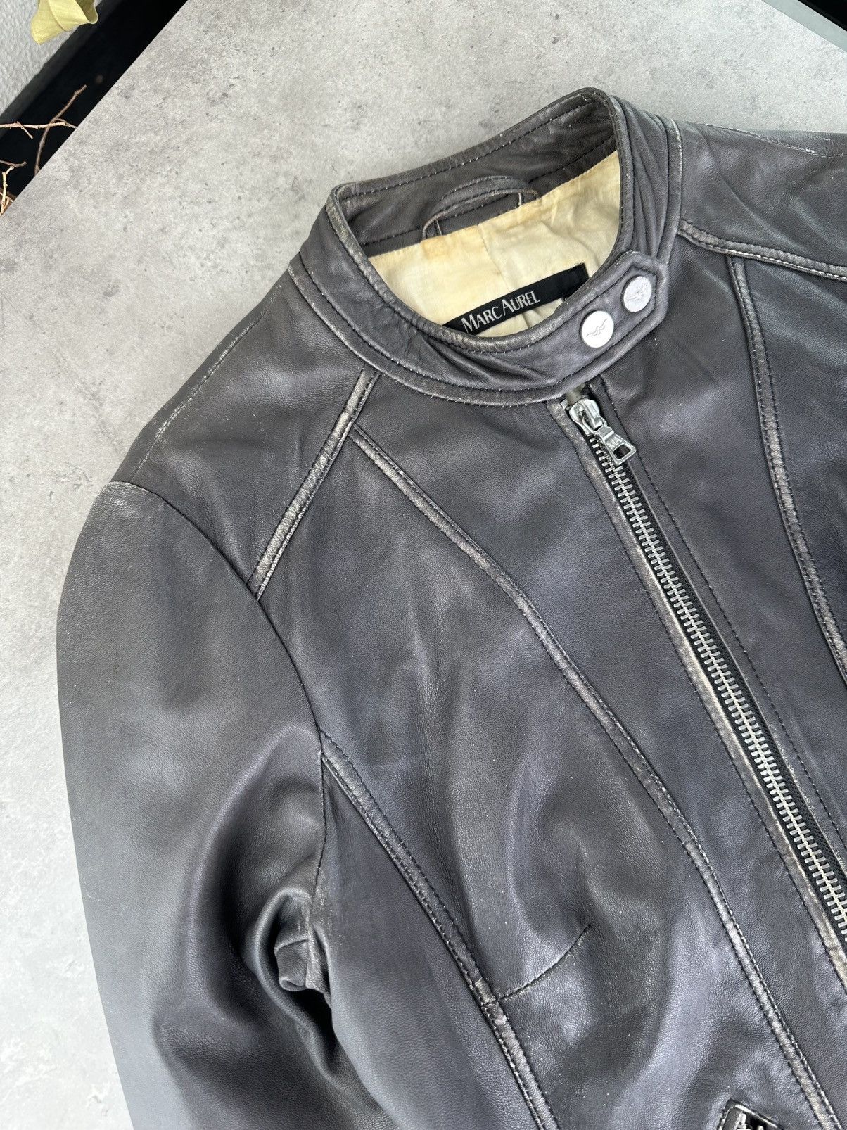Japanese Brand Vintage Leather Jacket Size S / US 4 / IT 40 - 2 Thumbnail