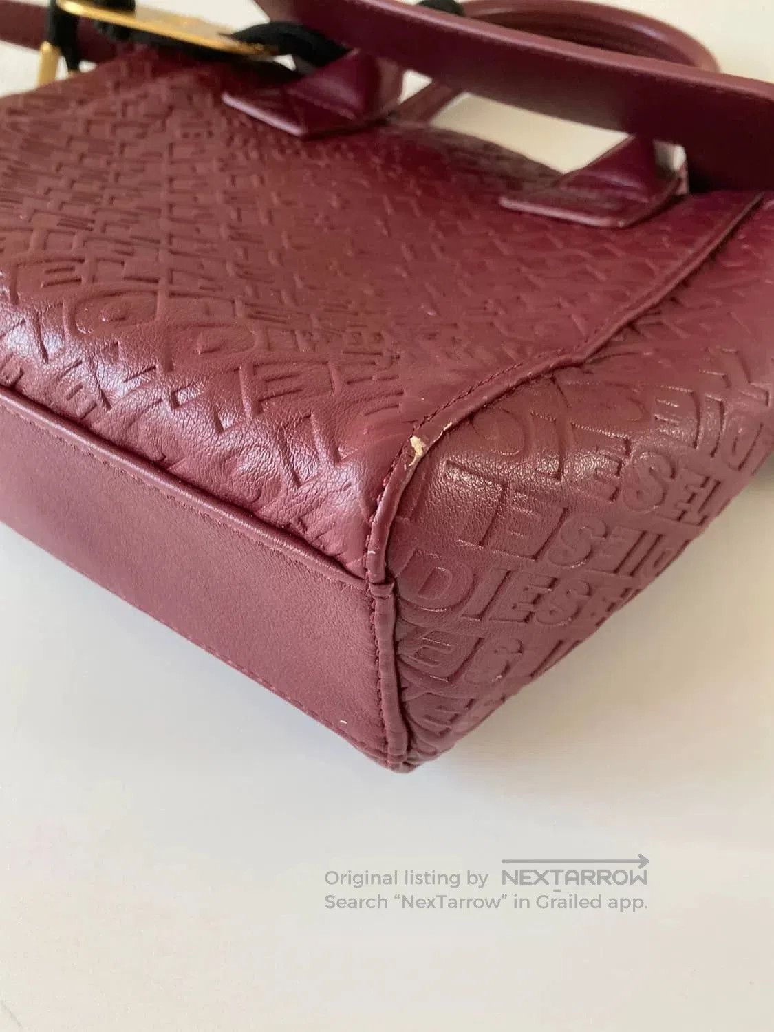 Diesel Diesel Bordeaux Red Crossbody Bag. Size ONE SIZE - 9 Thumbnail